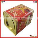 Bule Shoulder Lid Empty High Quality Custom Tin Box thumbnail-5