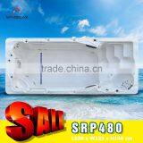 Popular Comfortable Acrylic Swim Pool Spa Outdoor Freestanding SRP480