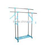 Telescoping Garment Rack With Four Hangers thumbnail-1