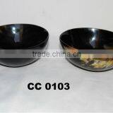 Designer Serving Bowls,Buffalo Horn Small Serving Bowls,Horn Bowls,Small Bowls thumbnail-1