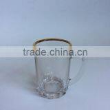 Custom Fashion Elegant Product Drinking Cup With Handle/A Cup and Saucer Decorated With Gold thumbnail-4