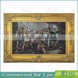 Gold Foil Screen Printing Frame With Painting thumbnail-1