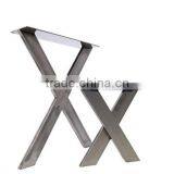 28 Inch Furniture Parts X Shape Steel Table Leg for Wood Top thumbnail-2