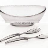 Great Design Food Grade Plastic Salad Bowl With Serving Tools/Salad Bowl Set With Serving Tools thumbnail-1