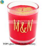 Scented Frosted Glass Jar Handmade Soy Candle thumbnail-6