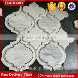 Waterjet Marble Lantern Shaped Mosaic Tile thumbnail-3
