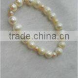 Hot Selling 3-4mm Pink and 7-8mm White Freshwater Pearl Bracelet thumbnail-1