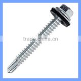 Din 7405K self drilling screws with hexagon washer head