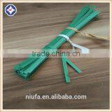 100pcs 4" Paper Green Twist Ties for Bakery Cello Bags thumbnail-6