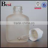 15ml China Hot Products Frosted Dropper Glass Bottle With White pp Dropper for Cosmetic Perfume Essence Oil thumbnail-4