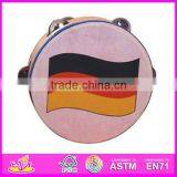 Hot Sale High Quality Drum Kit, Wooden Musical Instruments Drum Kit, Fashion Style Musical Drum Kit WJ278437 thumbnail-3