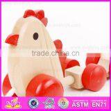 Оптовая модная деревянная игрушка-курица для детей 2016 года, модель W05B147 thumbnail-3