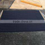 Outdoor Garden Cotton Fabric Hammock With Free Standing Stand thumbnail-2