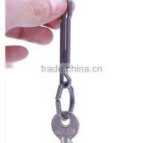 TK-7028 Portable EDC Quickdraw Rattlesnake Titanium Key Ring thumbnail-6