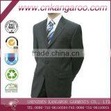 Pinstripes 3 Button Single Breast Three Button Classic Businessmen Blazers thumbnail-1