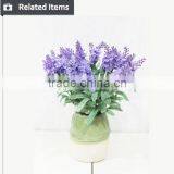 Romantic and Cheap Artificial Flower Fabric With Lavender Flower Wedding Table Decoration thumbnail-5