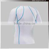 Quick Dry Fit Men's Fitness Custom Rashguard Sleeveless Rash Vest Compression thumbnail-6