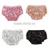Wholesale Girls Sequin Shorts Newborn Baby Sequin Bloomers With Butterfly Knot thumbnail-1