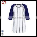 Cannda Custom Stripe Baseball Jersey
