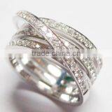 Imitation Ring, Wedding Ring, Engagement Ring, Anniversary Ring, Fashion Ring thumbnail-1