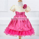 MGOO New Arrival 2015 Red Color Christmas Costumes Dress For Kids Little Girl Muslim Party Dress L069 thumbnail-5