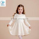 2017 Winter Kids Party Wear Dress With Fleece Lining Fashion Frock Designs For Girl thumbnail-1