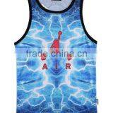 Custom Sublimation Polyester 3D Printing Promotion Sport Men Tank Top thumbnail-6