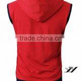 Men Simple Custom Hoodies Sleeveness thumbnail-3