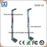 DHM-16 Foldable Ultrasonic Digital Height and Weight Scale With Coin and Print thumbnail-2