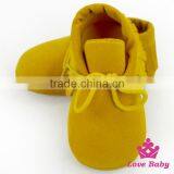 Fancy Coffee Baby Girls Designer Moccasin Baby Shoes Infants Walker Shoes thumbnail-3