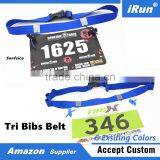 Heavy Duty Quick Action Buckles for Faster Tri Transition Race Ready Belt - Just Grab, Snap and Go - 6 Existing Colors - Blue thumbnail-1