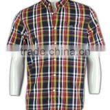 2015 Hot Sell Wholesale High Quality Red and Black Color Flannel Shirts Men thumbnail-2