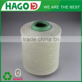 ne6s recycled open end raw white colored cotton working glove yarn manufacturer