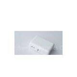 Short Circuit Protection 5V-1A White Dual USB AC Charger Adapter For MP3 / Iphone / Camera