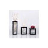 100ml Square Fragrance Rattan Glass Reed Diffuser With Sola Flower TS-GRD06