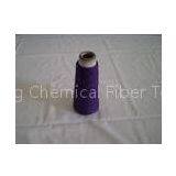 High Tenacity Purple Polyester Dyed Yarn , Spun Polyester Thread thumbnail-1
