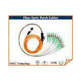 CATV Ethernet 2.0mm Fiber Optic Patch Cables Single Mode On Patch Panel