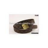 Cotton and Leather Men's/ Women's Belts thumbnail-1