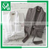 normal cotton terry bath robe with pipping for men