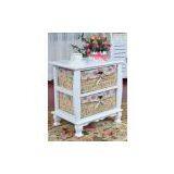 HOT! rattan wood chest cabinet with liner