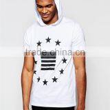 Mans O-neck Cotton Wear Short Sleeve T Shirt With Cap