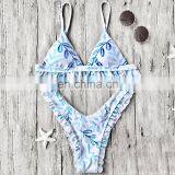 2017 Fashion Lotus Leaf Bikini Swimsuit Swimsuit thumbnail-1