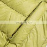 Thin Woman Yellow Down Jacket With Light Color and Weight thumbnail-5