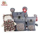Plush Lovable Grey Fabrics Bear Soft Stuffed Toy thumbnail-5