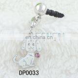 Enamel Cute Dog Dust Plug