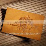 Custom Embossed Jeans Genuine Leather Tag With Brand Name Logo thumbnail-4