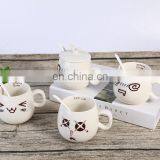 Customs Printable White Funny Faces Mugs thumbnail-5