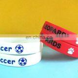 Customized One Heart Silicone Wristband With Metal Clip and Laser Logo thumbnail-3