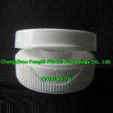 38mm White Ribbed Flip Top Caps,38-400 thumbnail-2