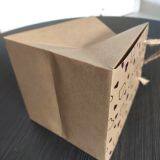 Trapezoidal Flower Foldable Handbag Kraft Paper Gilding, no Adhesive Bonding thumbnail-5